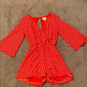 Red romper